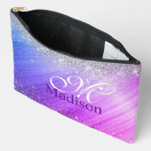 Pochette À Accessoires Monographie de parties scintillant mignonne brossé (Ouvrir)