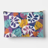 Pochette À Accessoires Monographie tropicale bleu joli Imprimer Couper Sa (Verso)