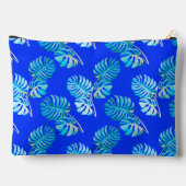 Pochette À Accessoires Monstera Brise Bleu Cobalt (Verso)