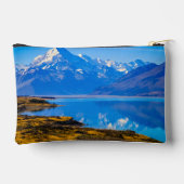 Pochette À Accessoires Mont Cook surplombant le lac Pukaki, NZ (Verso)