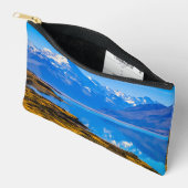 Pochette À Accessoires Mont Cook surplombant le lac Pukaki, NZ (Ouvrir)