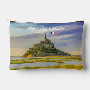 Pochette À Accessoires Mont-Saint-Michel, France - Abbaye médiévale