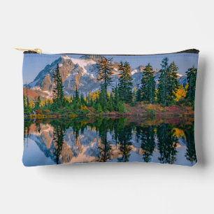 Pochette À Accessoires Mont Shuksan reflété dans le lac Reflection
