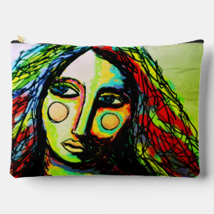 Pochette À Accessoires Moody Abstrait Digital Peinture