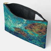 Pochette À Accessoires Mosaic Lg Ziphed_Bag Turtles Indigénérosité Accès (Ouvrir)