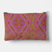 Pochette À Accessoires Motif abstrait de circuits futuristes (Verso)