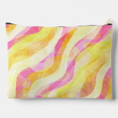 Pochette À Accessoires Motif Abstrait Ondulé Vibrant (Verso)