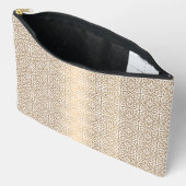 Pochette À Accessoires motif arabe or (Ouvrir)