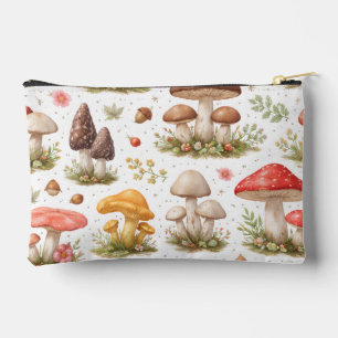 Pochette À Accessoires Motif Champignon Fantaisiste – Botanique Vintage