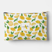 Pochette À Accessoires Motif Citron Agrumes (Verso)