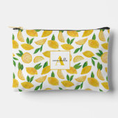 Pochette À Accessoires Motif Citron Agrumes (Recto)