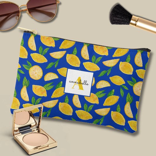 Pochette À Accessoires Motif citron coloré