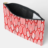 Pochette À Accessoires Motif classique tendance texture rouge (Ouvrir)