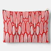 Pochette À Accessoires Motif classique tendance texture rouge (Verso)
