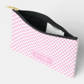 Pochette À Accessoires Motif Coeurs roses mignons (Ouvrir)