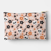 Pochette À Accessoires Motif crâne de fleurs (Verso)
