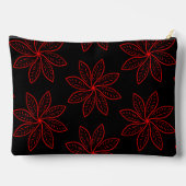 Pochette À Accessoires Motif criminel sur noir (Verso)