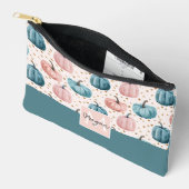 Pochette À Accessoires Motif d'automne Citrouille aquarelle (Ouvrir)