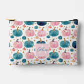 Pochette À Accessoires Motif d'automne Citrouille aquarelle (Recto)