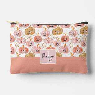 Pochette À Accessoires Motif d'automne Citrouille aquarelle