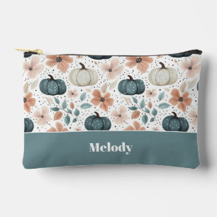 Pochette À Accessoires Motif d'automne du Citrouille personnalisé