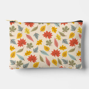 Pochette À Accessoires Motif d'automne feuille colorée