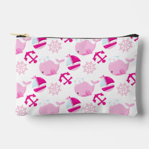 Pochette À Accessoires Motif De Baleines, Beaux Baleines, Baleines Roses