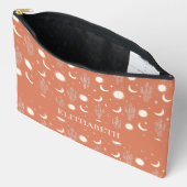 Pochette À Accessoires Motif de cactus sauvage (Ouvrir)