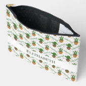 Pochette À Accessoires Motif de cactus sauvage (Ouvrir)