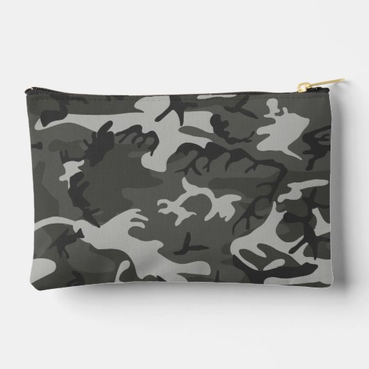 Pochette À Accessoires Motif de Camouflage gris, Motif militaire, Armée (Verso)