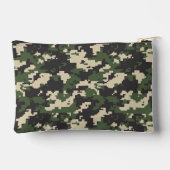 Pochette À Accessoires Motif de camouflage numérique vert (Verso)