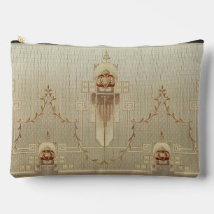 Pochette À Accessoires Motif de cartouches géométriques Art Nouveau sans