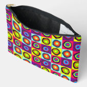 Pochette À Accessoires motif de cercles   (Ouvrir)