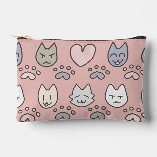 Pochette À Accessoires Motif de chat mignon (Recto)