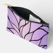 Pochette À Accessoires Motif de congé créatif violet nacré (Ouvrir)