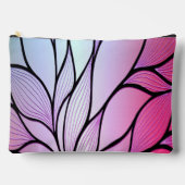 Pochette À Accessoires Motif de congé créatif violet nacré (Recto)