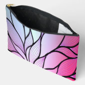 Pochette À Accessoires Motif de congé créatif violet nacré (Ouvrir)