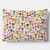 Pochette À Accessoires Motif de fleurs de style scandinave (Recto)