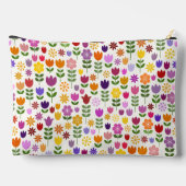 Pochette À Accessoires Motif de fleurs de style scandinave (Verso)