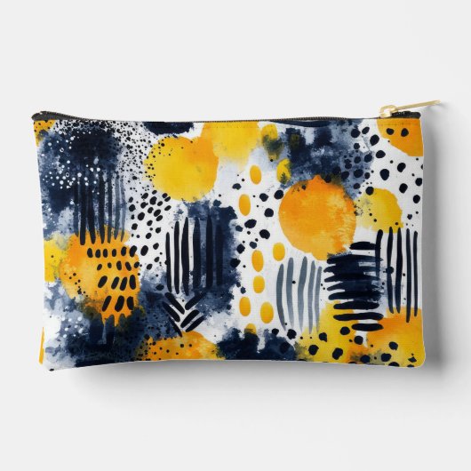 Pochette À Accessoires Motif de formes (Verso)