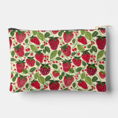 Pochette À Accessoires Motif de fraise personnalisé mignon (Verso)