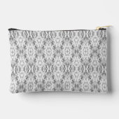 Pochette À Accessoires Motif de géométrie abstraite gris clair (Verso)