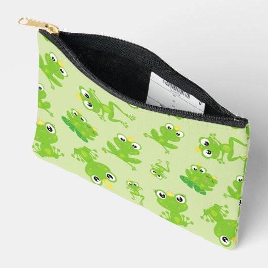 Pochette À Accessoires Motif de grenouille, Grenouilles mignonnes, Grenou (Ouvrir)