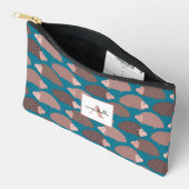 Pochette À Accessoires Motif de hérisson (Ouvrir)