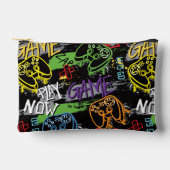 Pochette À Accessoires Motif de jeu graffiti néon (Recto)