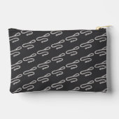 Pochette À Accessoires Motif de laisse de chien stylisé (Verso)