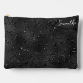 Pochette À Accessoires Motif de luxe Éperviers noir et blanc (Recto)