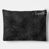 Pochette À Accessoires Motif de luxe Éperviers noir et blanc (Verso)