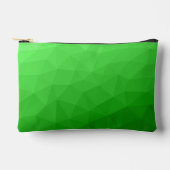 Pochette À Accessoires Motif de maillage géométrique dégradé vert clair (Recto)