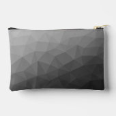 Pochette À Accessoires Motif de maillage géométrique gris (Verso)